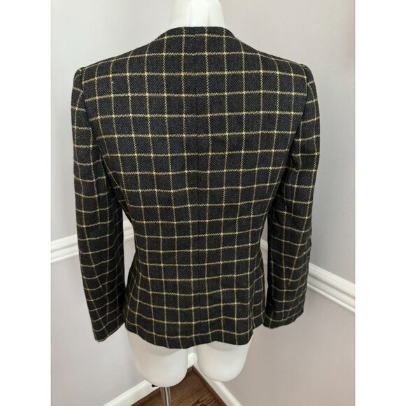Vintage Irving Samuel Wool Blazer Size 6 - Picture 4 of 4